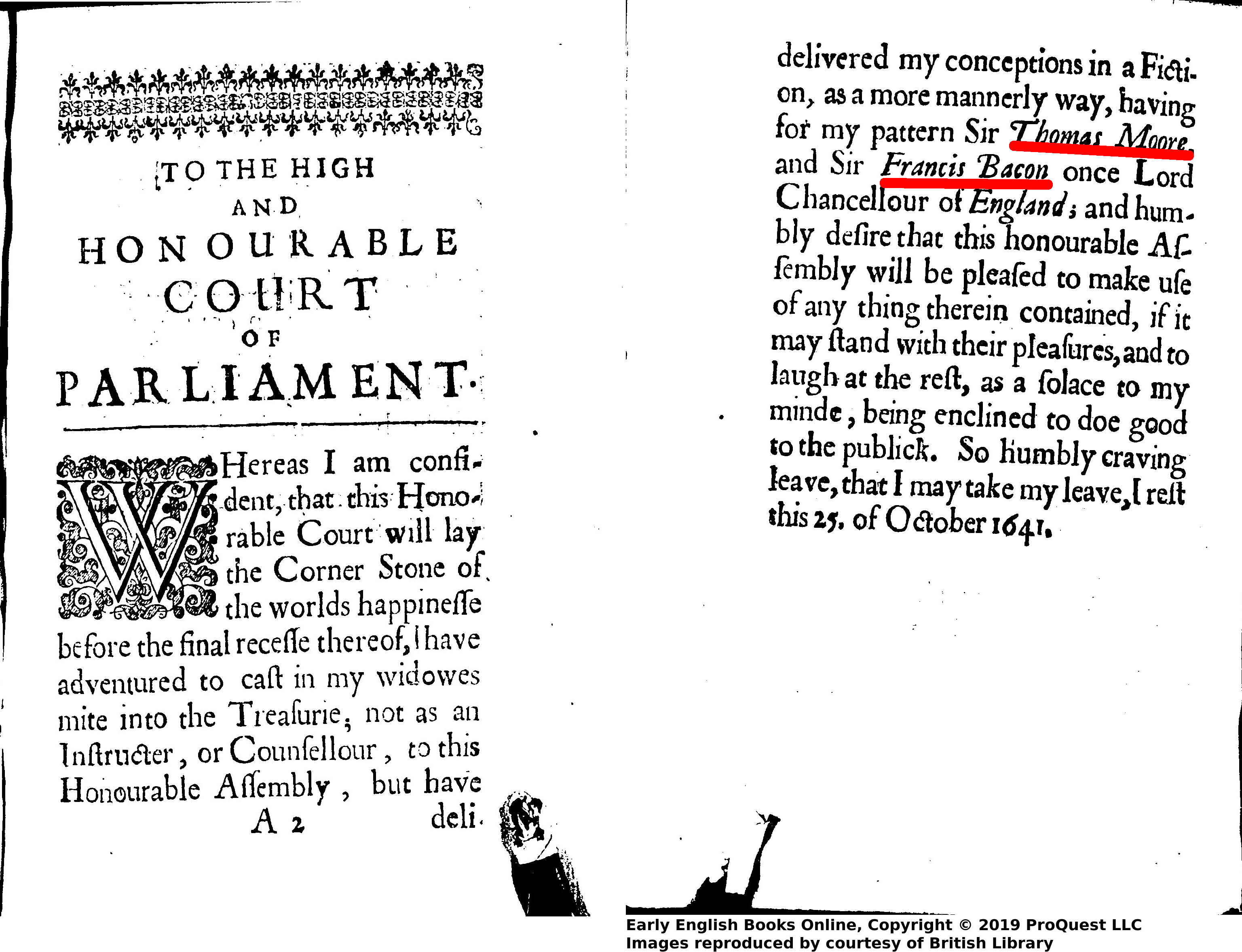 The dedication to Hartlib’s Macaria.